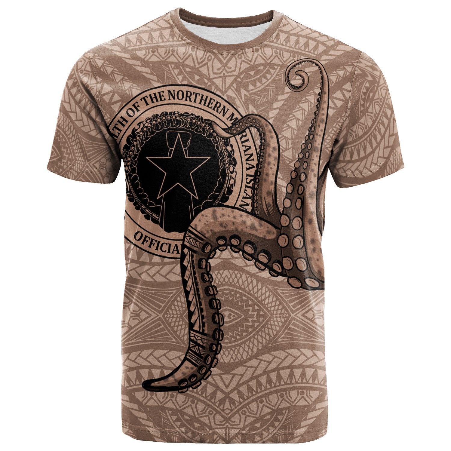 Northern Mariana Islands T Shirt Octopus Tentacle Unisex Art - Polynesian Pride