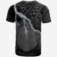 Northern Mariana Islands T Shirt Northern Mariana Islands Seal Lighting Thunder - Polynesian Pride