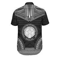 Northern Mariana Islands Polynesian Chief Shirt - Black Version - Polynesian Pride