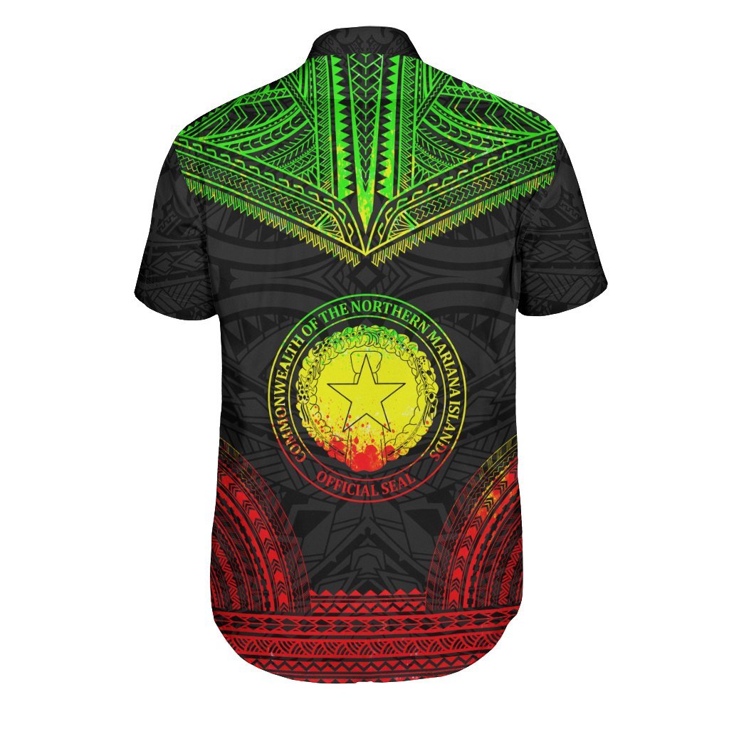 Northern Mariana Islands Polynesian Chief Shirt - Reggae Version - Polynesian Pride