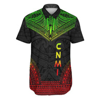 Northern Mariana Islands Polynesian Chief Shirt - Reggae Version Men Reggae - Polynesian Pride