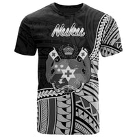 Tonga T Shirt Nuku Polynesian Patterns Unisex Black - Polynesian Pride