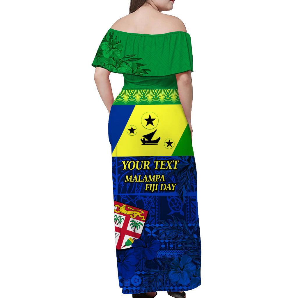 Custom Malampa Fiji Day Matching Hawaiian Shirt and Dress Vanuatu Polynesia mix Flowers LT13 - Polynesian Pride