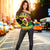 Vanuatu Christmas Off Shoulder Sweater Pig Tusk Polynesian Joyeux Noel Flag Art LT14 - Polynesian Pride