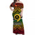 Proud To Be Ni - Vanuatu Off Shoulder Long Dress LT6 Women Red - Polynesian Pride