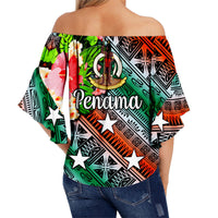Vanuatu Penama Off Shoulder Waist Wrap Top Independence Be Proud LT8 - Polynesian Pride