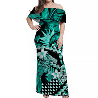 Hawaii Polynesian Hawaiian with Turrtle Matching Dress and Hawaiian Shirt No.7 LT6 - Polynesian Pride