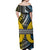 Polynesian Sanma Of Vanuatu Off Shoulder Long Dress LT6 - Polynesian Pride