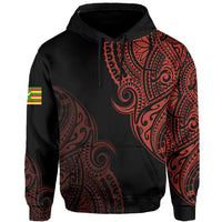 Personalized Hawaii Kanaka Map Polynesian Warrior Ikaika Hoodie William Style Orange - Polynesian Pride
