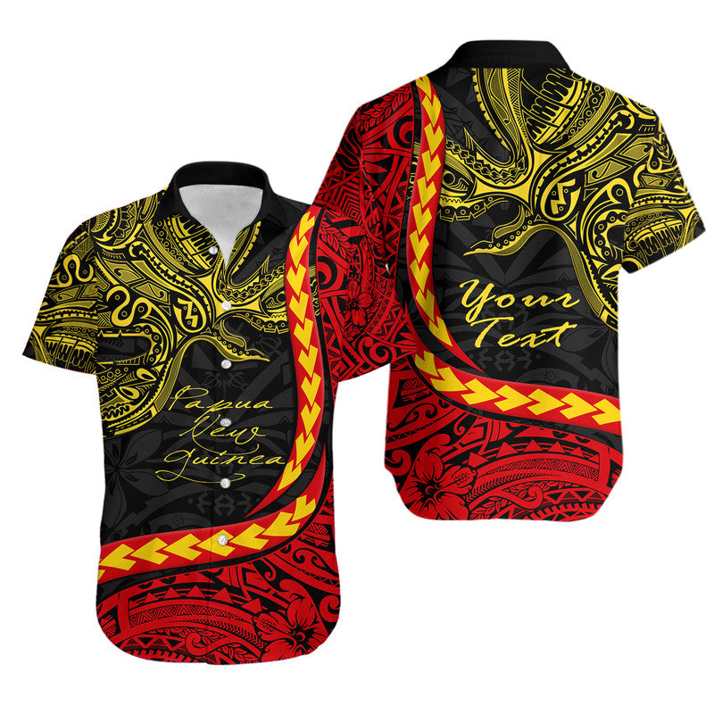 (Custom Personalised) Papua New Guinea Hawaiian Shirt Unique Bird Style LT9 Unisex Black - Polynesian Pride