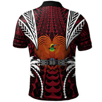 Papua New Guinea Polo Shirt Blood Runs Through My Veins Style Flag - Polynesian Pride