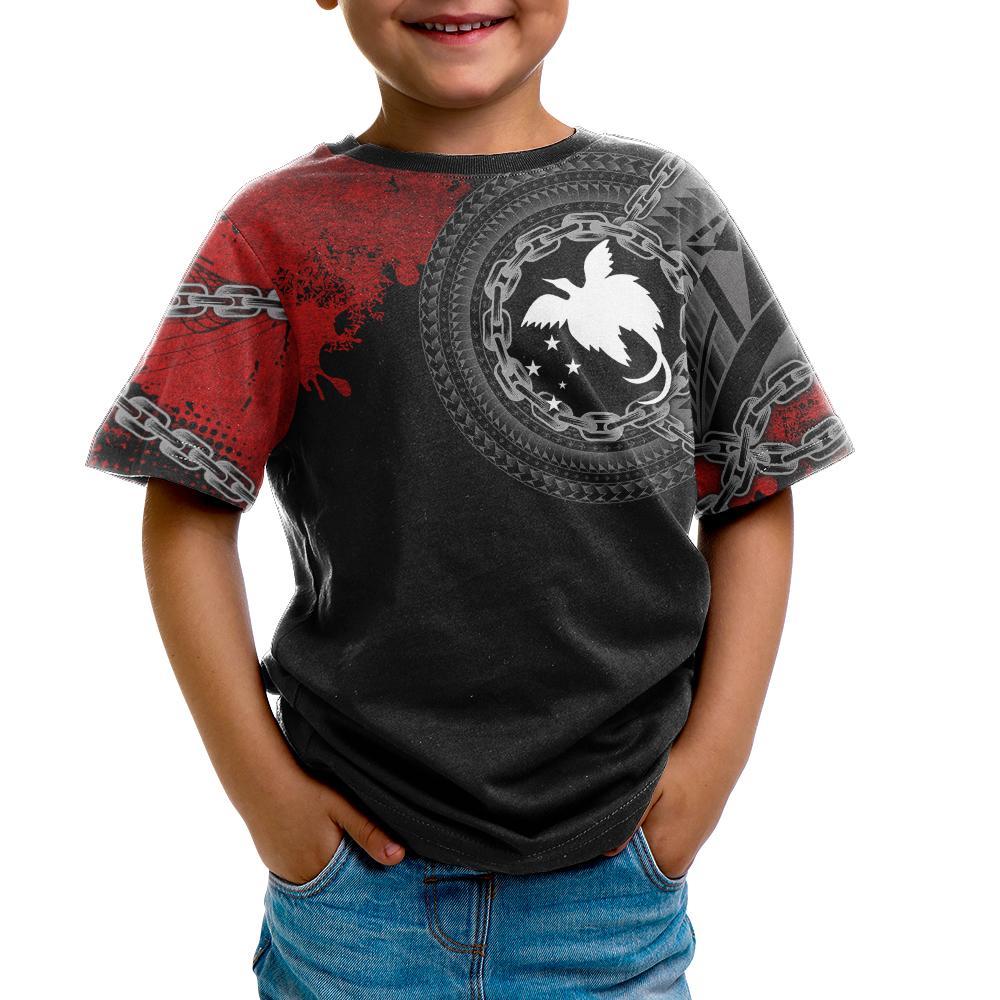 Papua New Guinea Polynesian T Shirt Polynesian Chain Style - Polynesian Pride