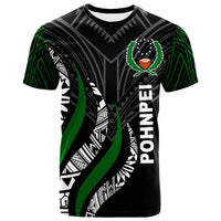 Pohnpei T Shirt Pohnpei Strong Fire Pattern Unisex Black - Polynesian Pride