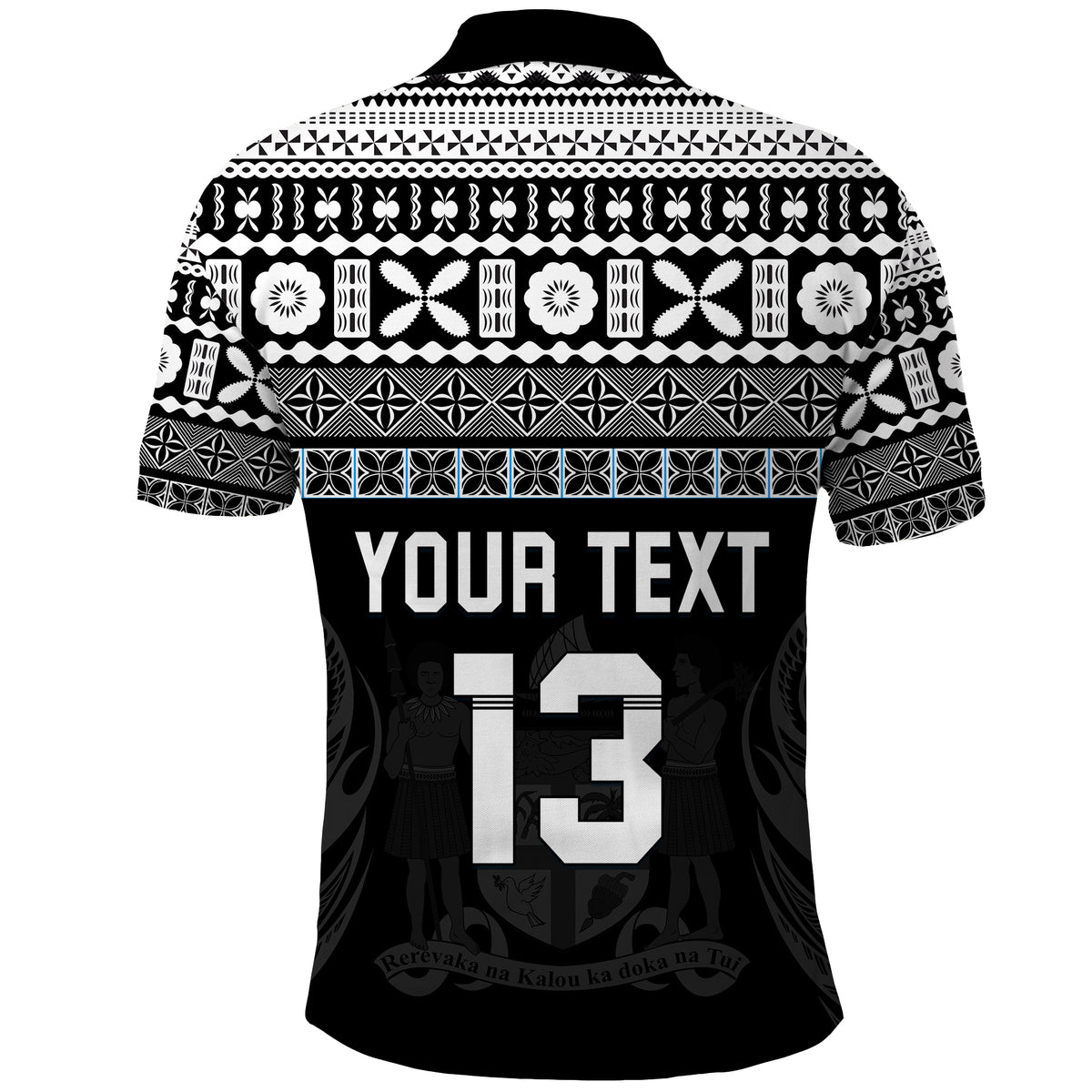 (Custom Text and Number) Fiji Rugby Polo Shirt Lifestyle 2022 Flying Fijians LT13 - Polynesian Pride