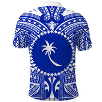 Chuuk Polo Shirt Micronesia Simple Pattern White LT13 - Polynesian Pride
