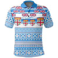 Custom Fiji Polynesian Polo Shirt Fijian Tropical Flowers LT13 - Polynesian Pride