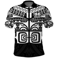Custom Marquesas Islands Polo Shirt Marquesas Tattoo Black Special LT13 Black - Polynesian Pride