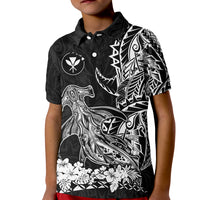 (Custom Personalised) Hawaii Polynesian Polo Shirt KID Wild Hammerhead Sharks LT13 - Polynesian Pride