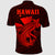 Custom Hawaii Polo Shirt Kakau Kanaka Maoli Combine Polynesian Shark Ver.06 LT14 - Polynesian Pride