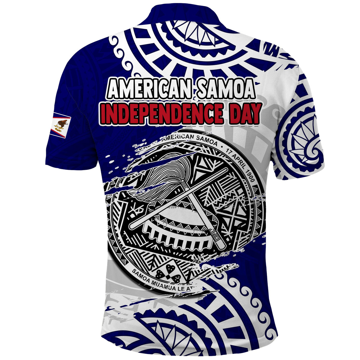 American Samoa Polo Shirt Independence Day Polynesian Special Version LT14 - Polynesian Pride