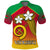 Vanuatu Novelty Polo Shirt Frangipani Tropical Spa Flower LT13 Red - Polynesian Pride