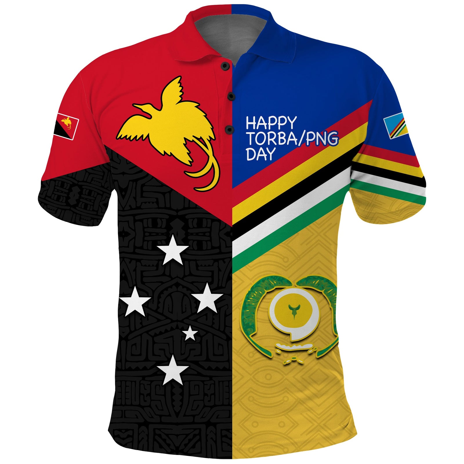 Torba PNG Day Polo Shirt 2022 Simple Polynesia LT13 Art - Polynesian Pride