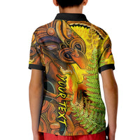 Custom Hei Tiki Maori Polo Shirt Fern Aotearoa Ta Moko Sun LT13 - Polynesian Pride