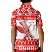 Custom Hawaii Christmas Polo Shirt Kanaka Polynesian Santa Claus Mele Kalikimaka LT14 - Polynesian Pride