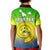 Custom Malampa Province Polo Shirt Native Canoe Mix Vanuatu Pig Tusk Green Version LT14 - Polynesian Pride