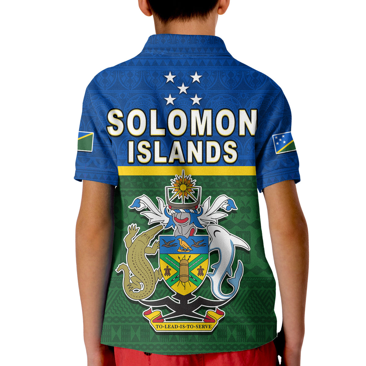 Solomon Islands National Day Polo Shirt Independence Day Tapa Pattern LT13 - Polynesian Pride