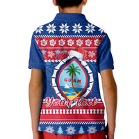 Custom Guam Christmas Polo Shirt Guaman Seal Polynesian Felis Pusgua LT14 - Polynesian Pride