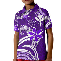 Custom Hawaii Flowers Wave Polo Shirt Kanaka Maoli Purple Polynesian LT13 - Polynesian Pride