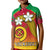 Vanuatu Novelty Polo Shirt KID Frangipani Tropical Spa Flower LT13 Kid Red - Polynesian Pride