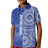 Custom Tupou Tonga College Polo Shirt Tongan Ngatu Pattern LT14 - Polynesian Pride