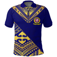 A.K.A (LODONIAN) Ratu Kadavulevu School Polo Shirt RKS LT13 Unisex Blue - Polynesian Pride