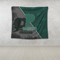 Hawaii - Pahoa High Tapestry - AH Wall Tapestry Medium 80" x 68" Green - Polynesian Pride