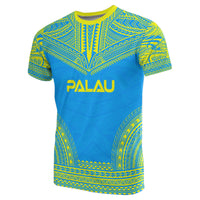 Palau All Over T Shirt Palau Seal Coat Of Arms Polynesian Tattoo Style Style Unisex Art - Polynesian Pride