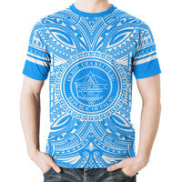 Palau All T Shirt Palau Coat Of Arms Polynesian Flag Color - Polynesian Pride