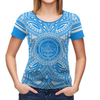 Palau All T Shirt Palau Coat Of Arms Polynesian Flag Color - Polynesian Pride