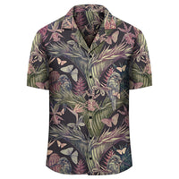 Palm Leaves, Tropical Flowers Hawaiian Shirt - Polynesian Pride