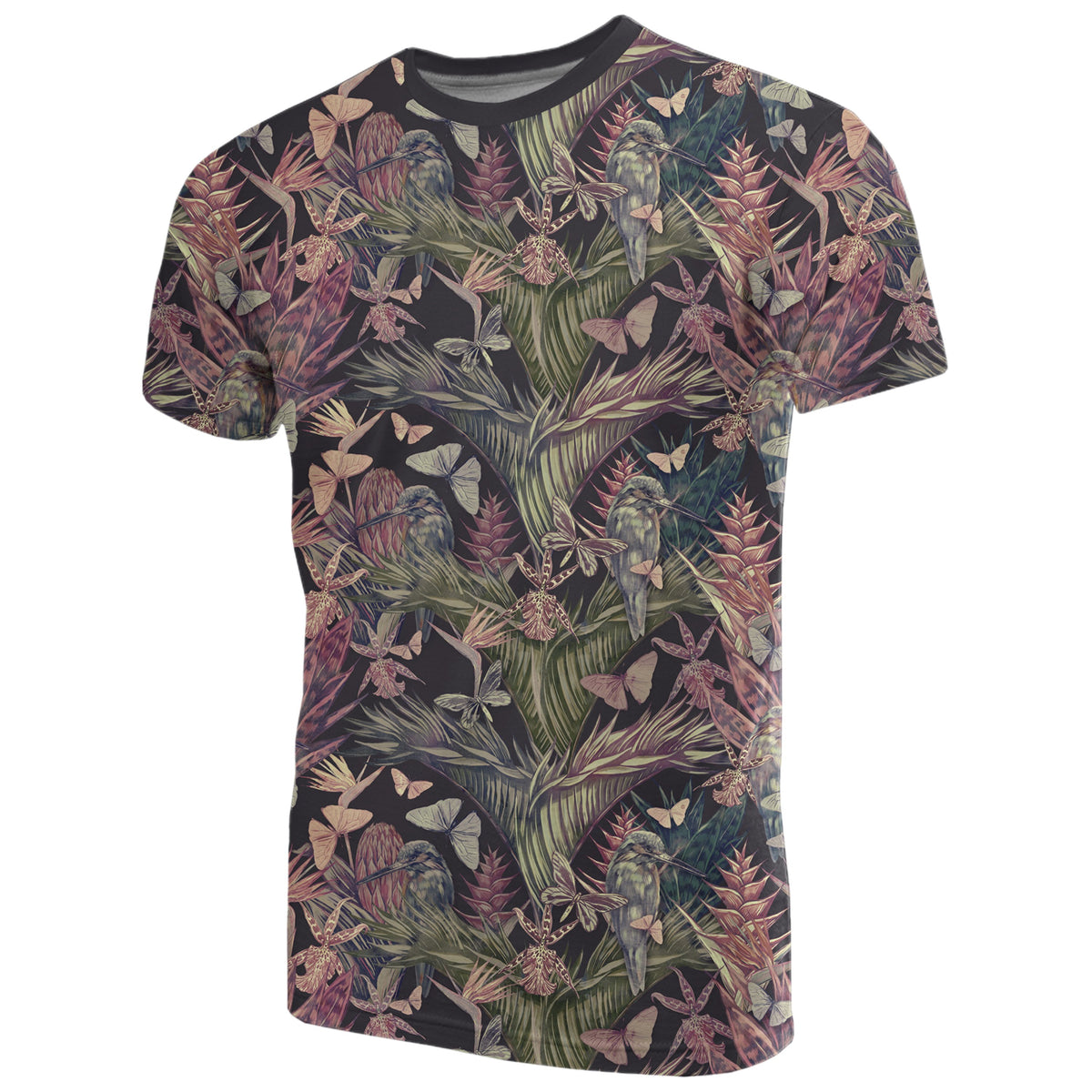 Hawaii Palm Leaves, Tropical Flowers T Shirt - Polynesian Pride