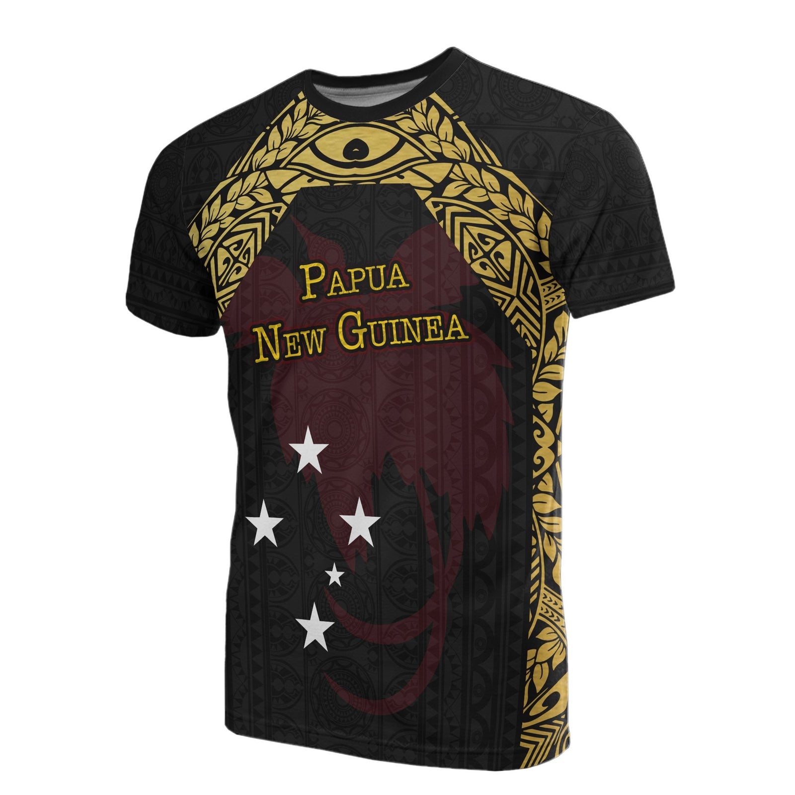 Papua New Guinea T Shirt Erudite Eye Unisex Art - Polynesian Pride