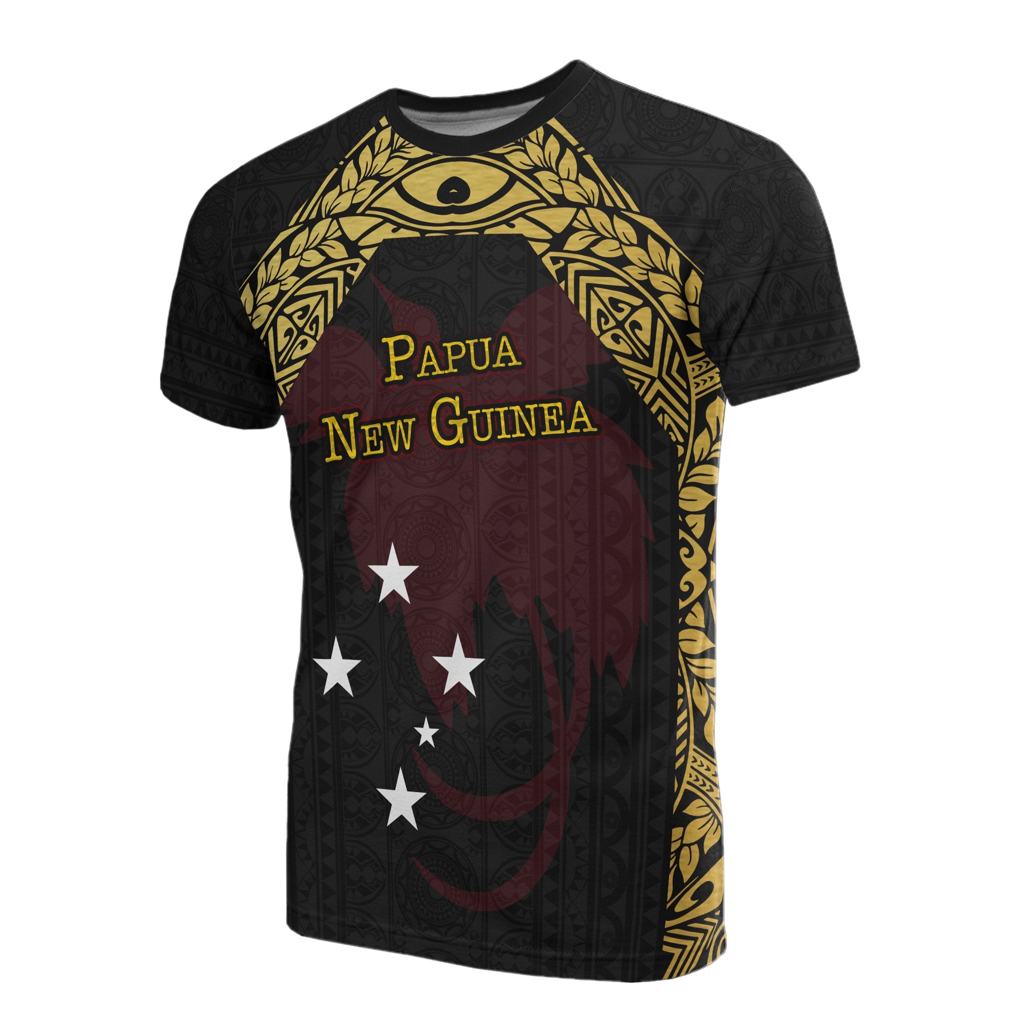 Papua New Guinea T Shirt Erudite Eye Unisex Art - Polynesian Pride