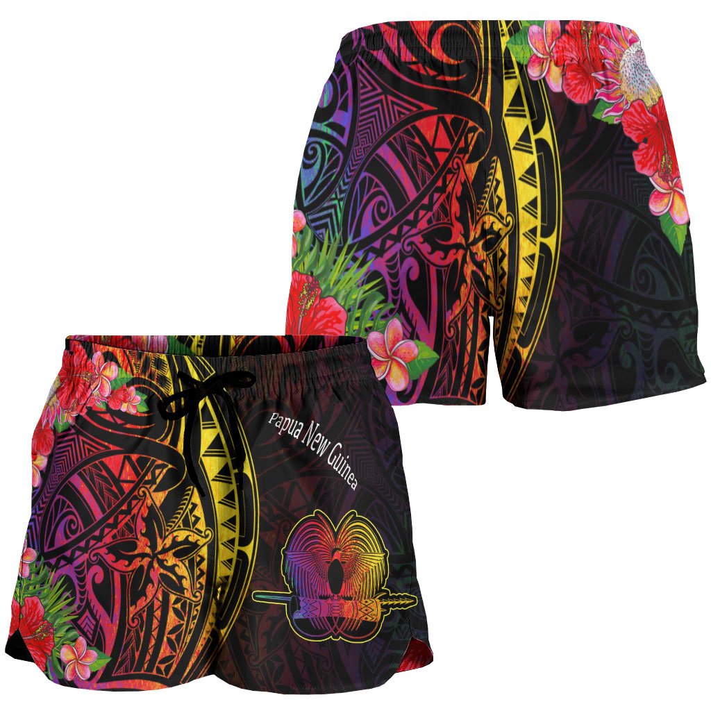 Papua New Guinea Women's Shorts - Tropical Hippie Style - Polynesian Pride