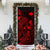 Papua New Guinea Door Cover Turtle Hibiscus Red - Polynesian Pride