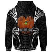 Papua New Guinea Hoodie Blood Runs Through My Veins Style Black - Polynesian Pride