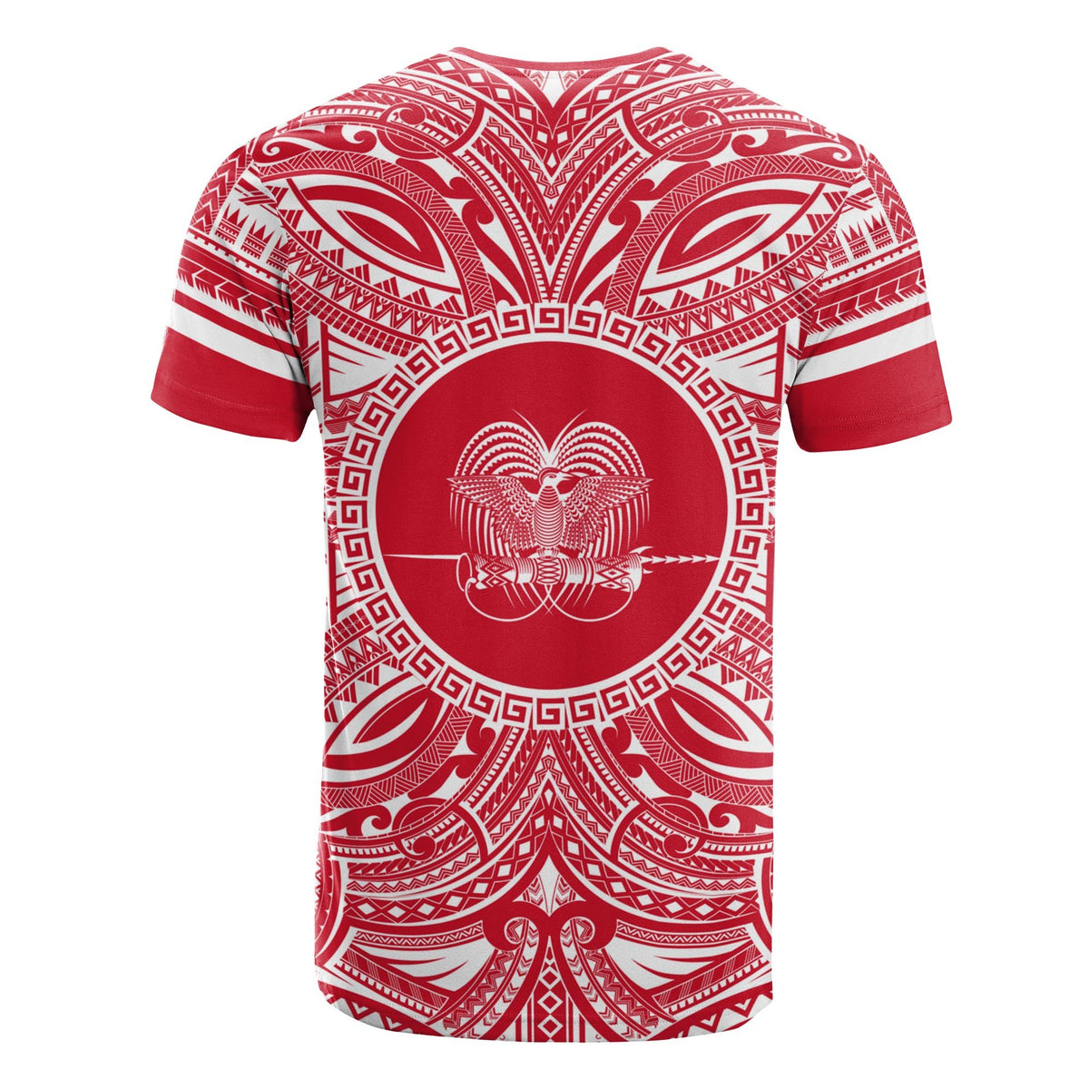 Papua New Guinea All T Shirt Papua New Guinea Coat Of Arms Polynesian Flag Color - Polynesian Pride