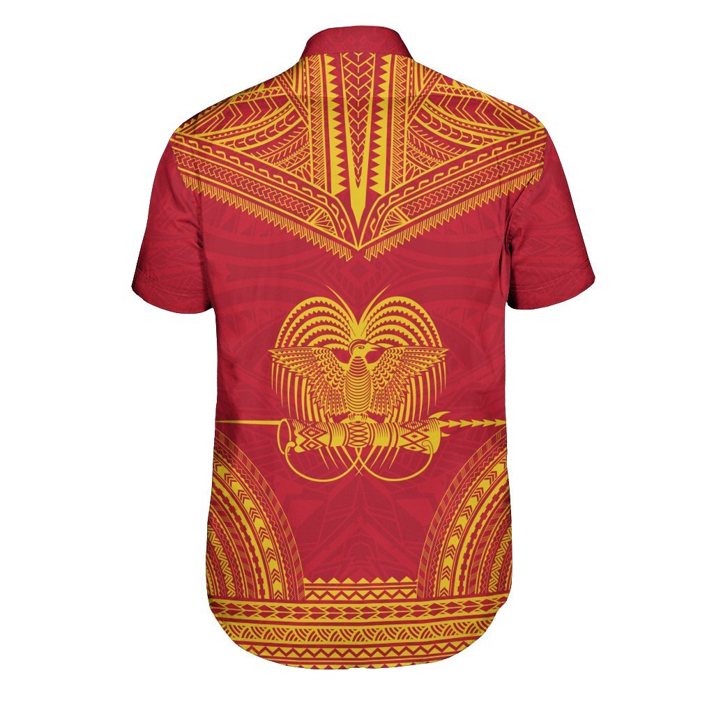 Papua New Guinea Polynesian Chief Shirt - Flag Version - Polynesian Pride