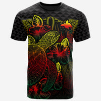 Papua New Guinea T Shirt Papua New Guinea Flag Turtle Hibiscus Reggae Unisex Reggae - Polynesian Pride