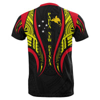 Papua New Guinea T Shirt Papua New Guinea Coat Of Arms Polynesian Stylized - Polynesian Pride
